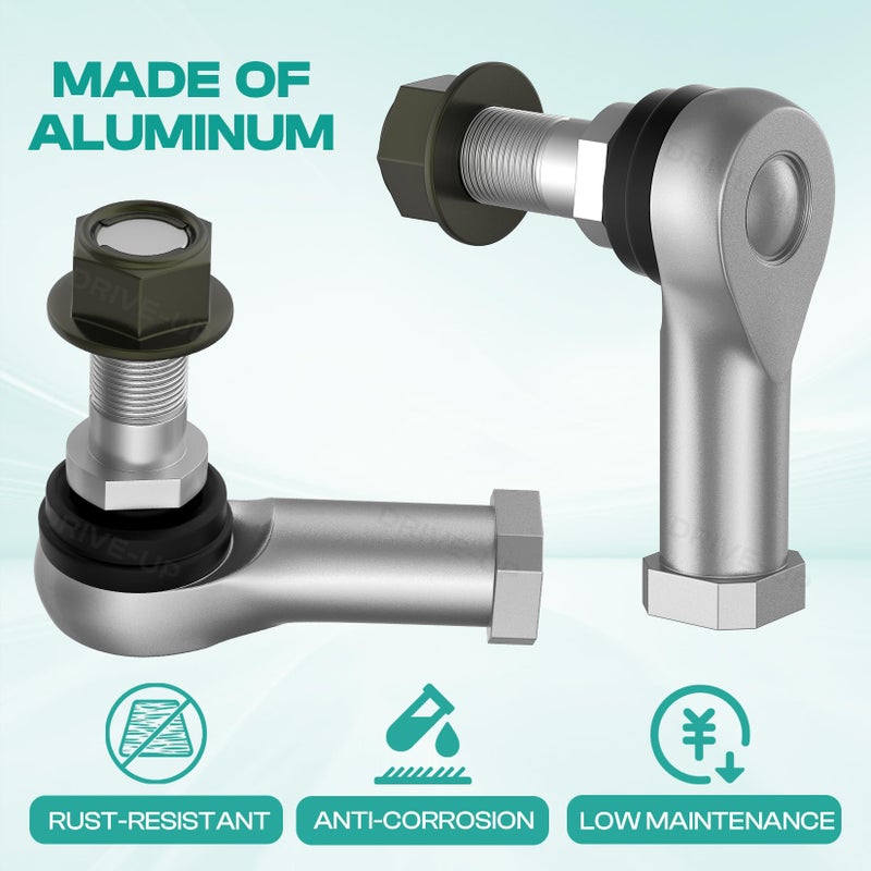 Drive-up Club Car Tie Rod Ends, Club Car Precedent Tie Rod End Set Fits for Club Car Precedent 2004-Up and Tempo 2018-Up Gas or Electric Golf Carts, OEM 102022601 102288301 - Image 3